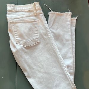 White Flying Monkey Skinny Jeans, size 24
